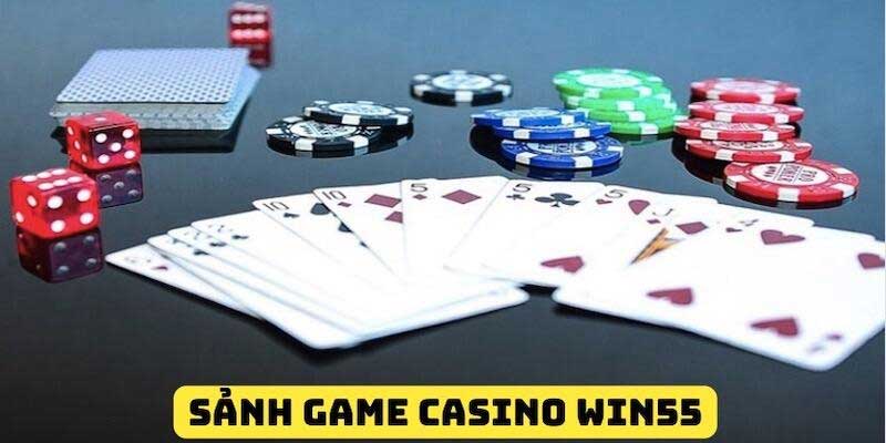 Những tựa game tại live casino Win55