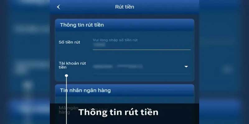 Thao tác rút tiền Win55